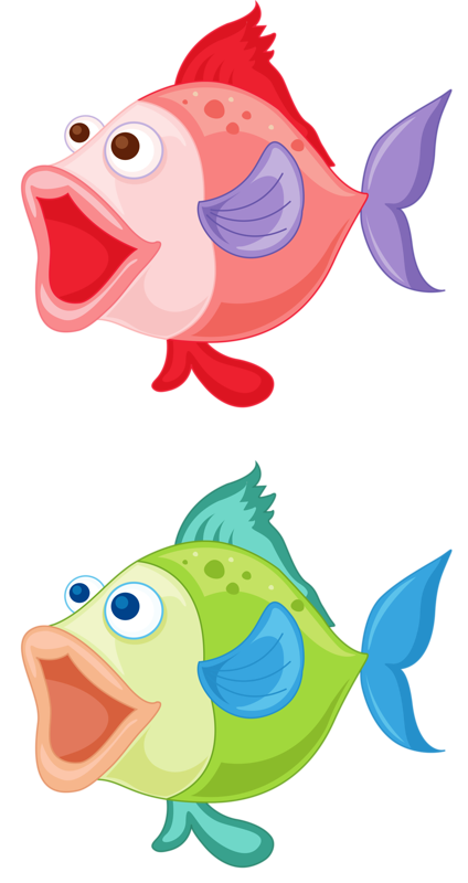 fish clipart frame