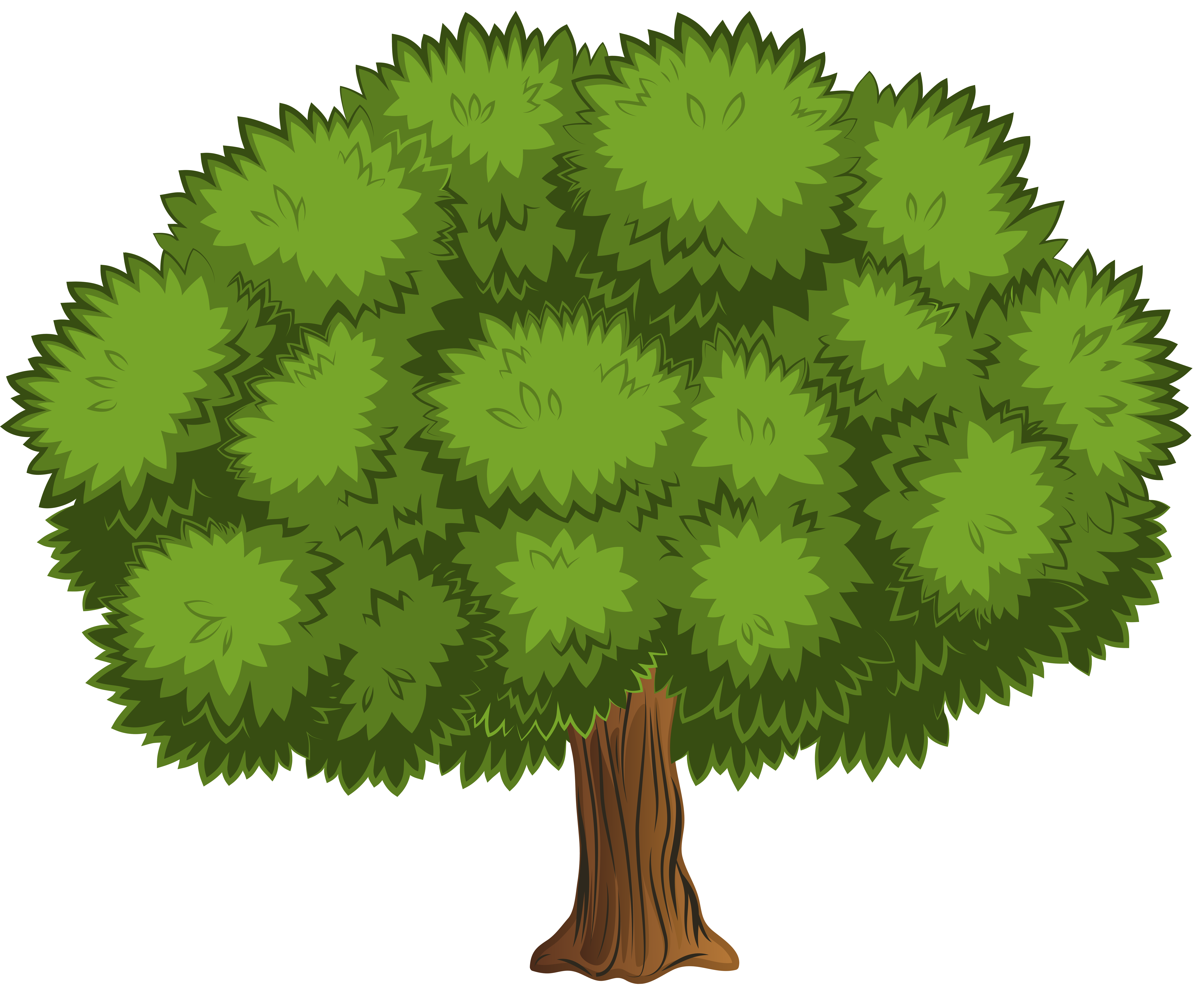 clipart trees number