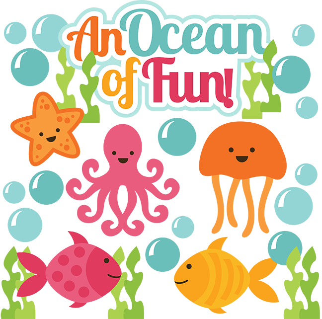 Cute clipart ocean. An of fun svg