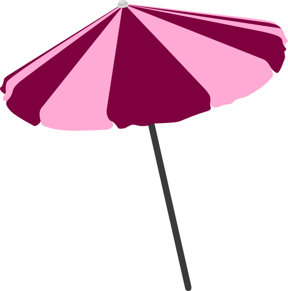 clipart umbrella pink