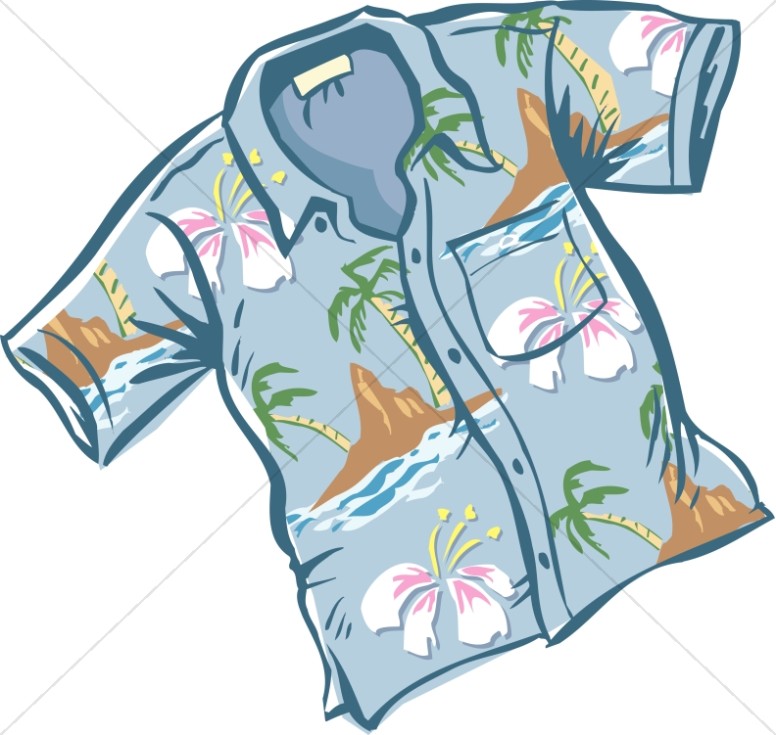 hawaiian clipart shirt
