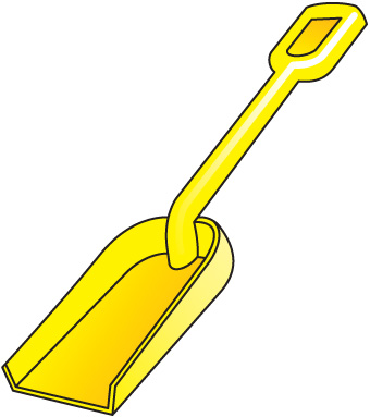 clipart beach spade