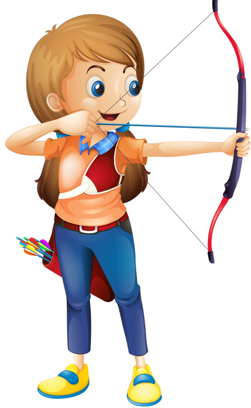  sport pinterest clip. Archery clipart boy