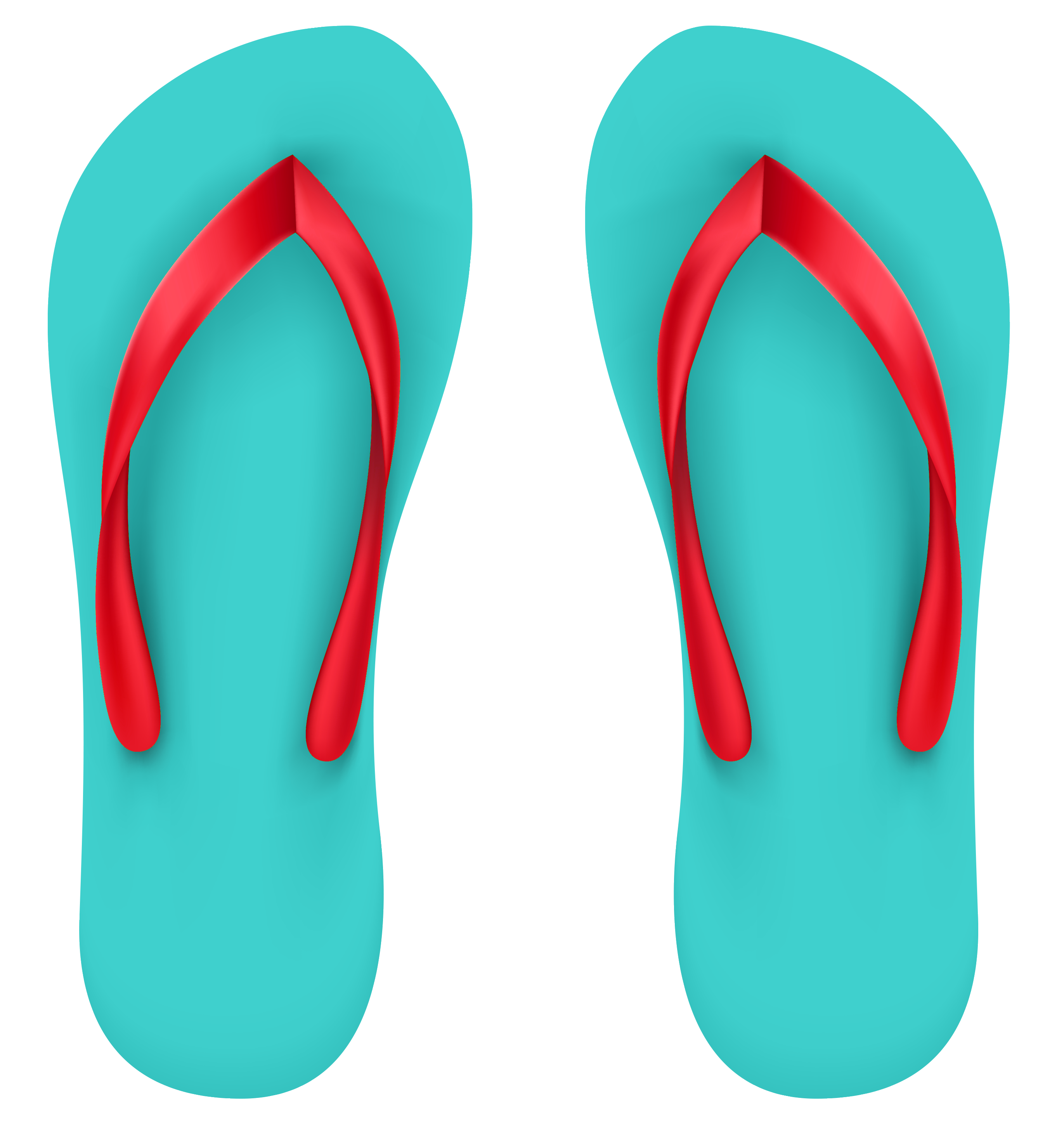 Clipart shoes slipper. Aqua beach flip flops