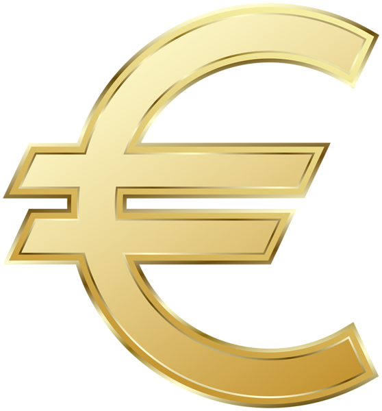 Money clipart logo. Euro symbol png clip