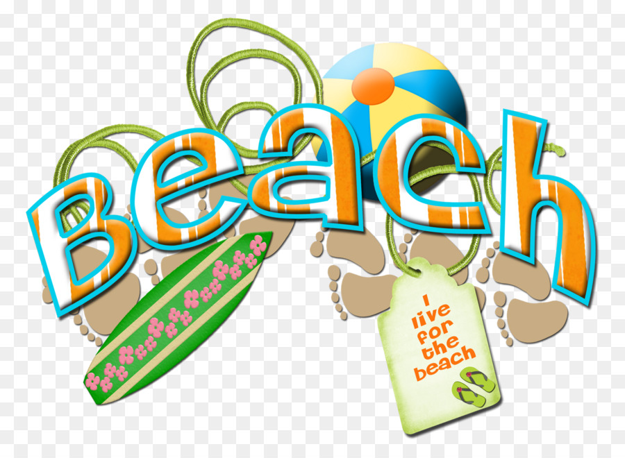 Background art transparent . Clipart beach word