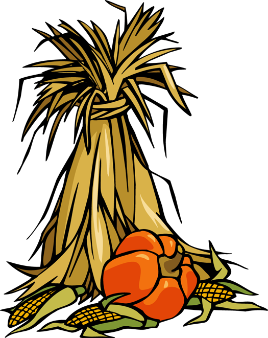 Colorful clip art for. Wheat clipart wheat shock
