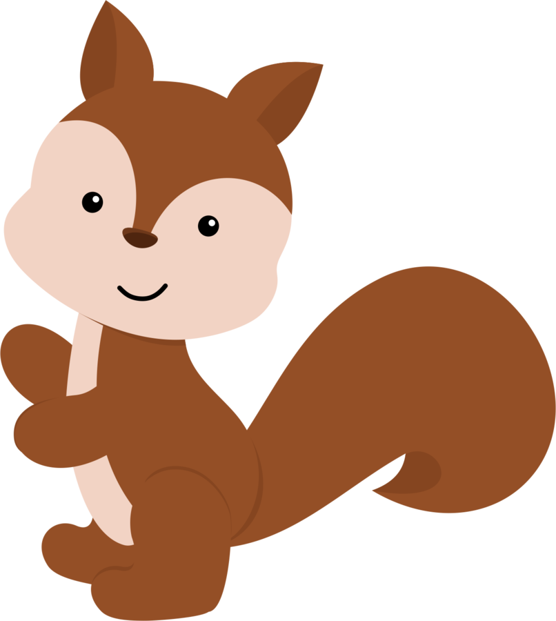 clipart squirrel painted