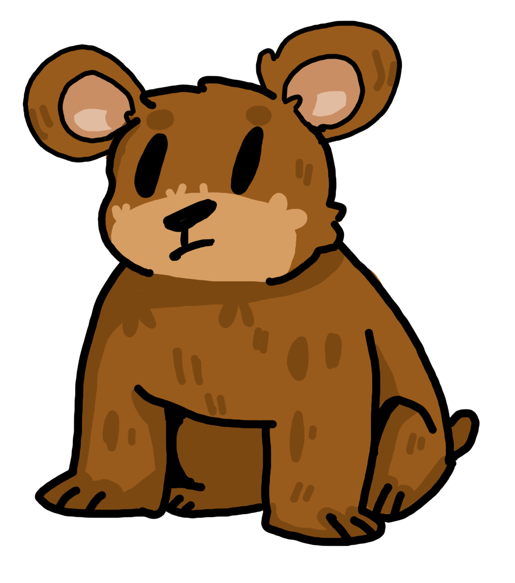 clipart bear character