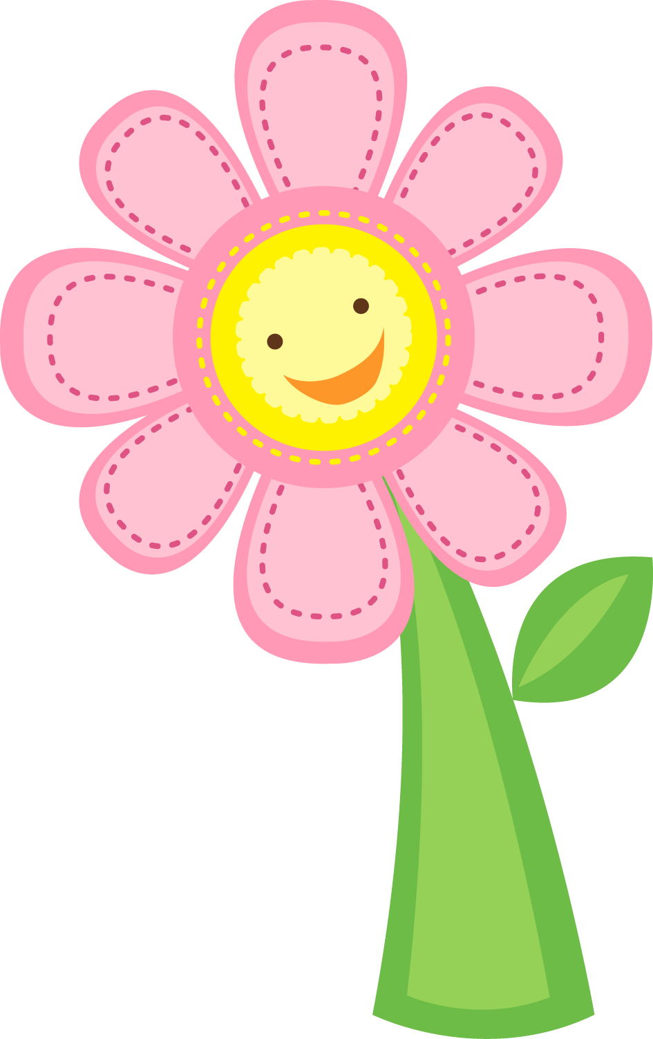 Flowers clipart smile. Pin by marina on