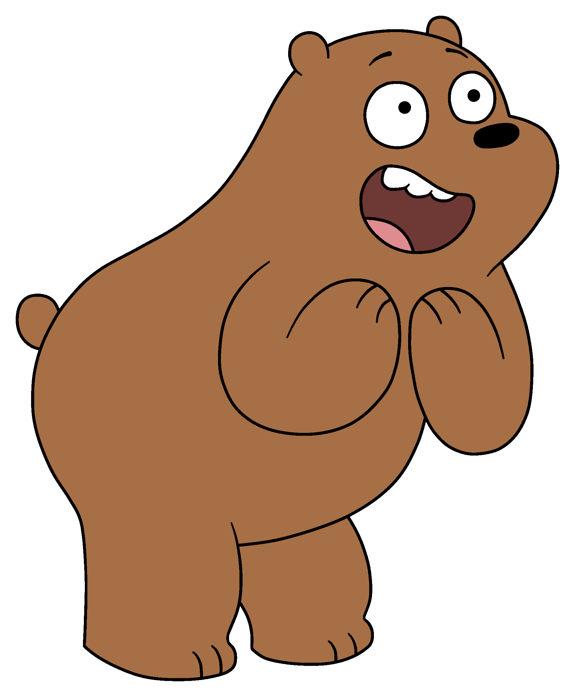 Clipart face brown bear. Image grizzly god png