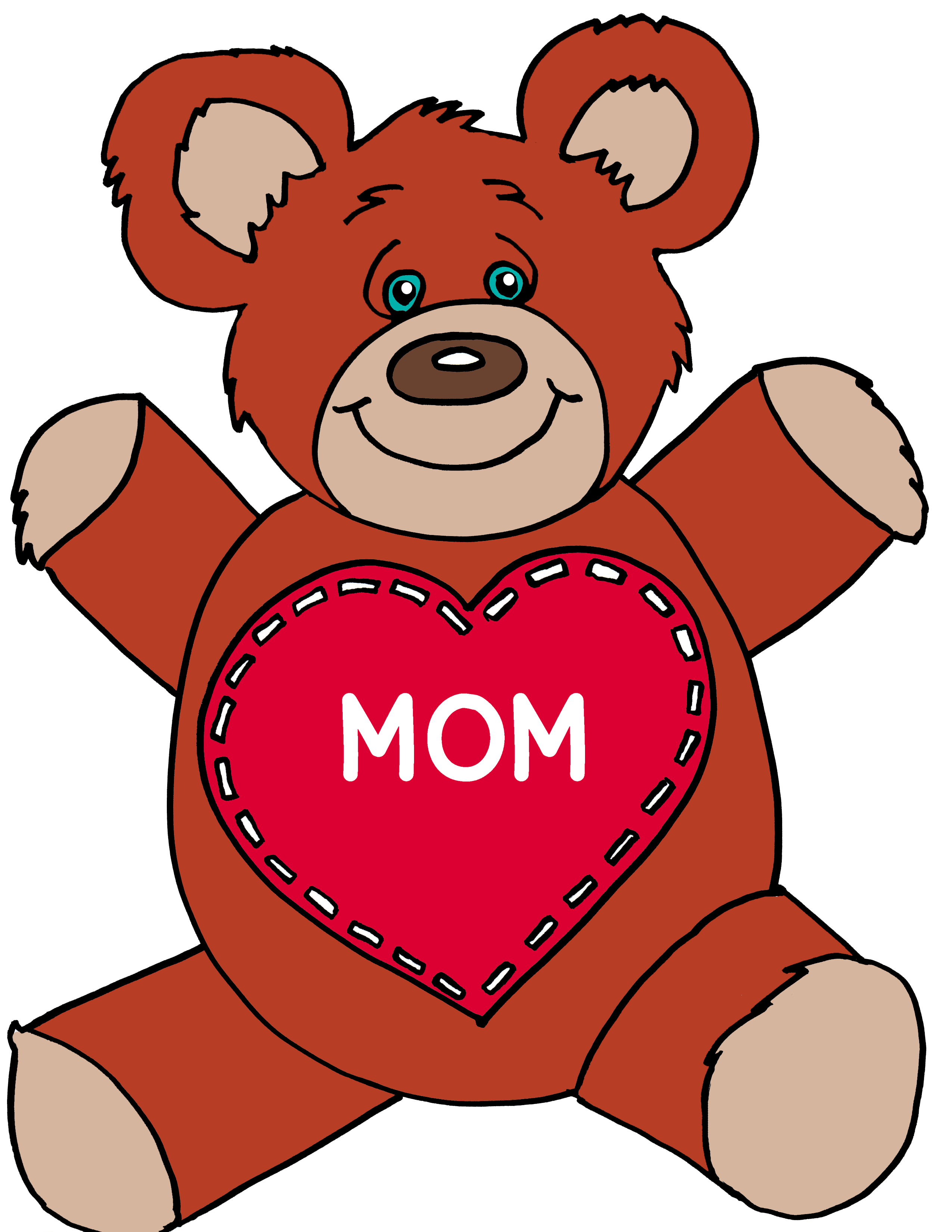 Download Clipart bear mothers day, Clipart bear mothers day ...