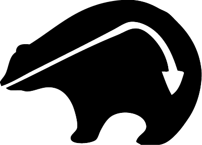 Native american art symbols. Clipart bear symbol