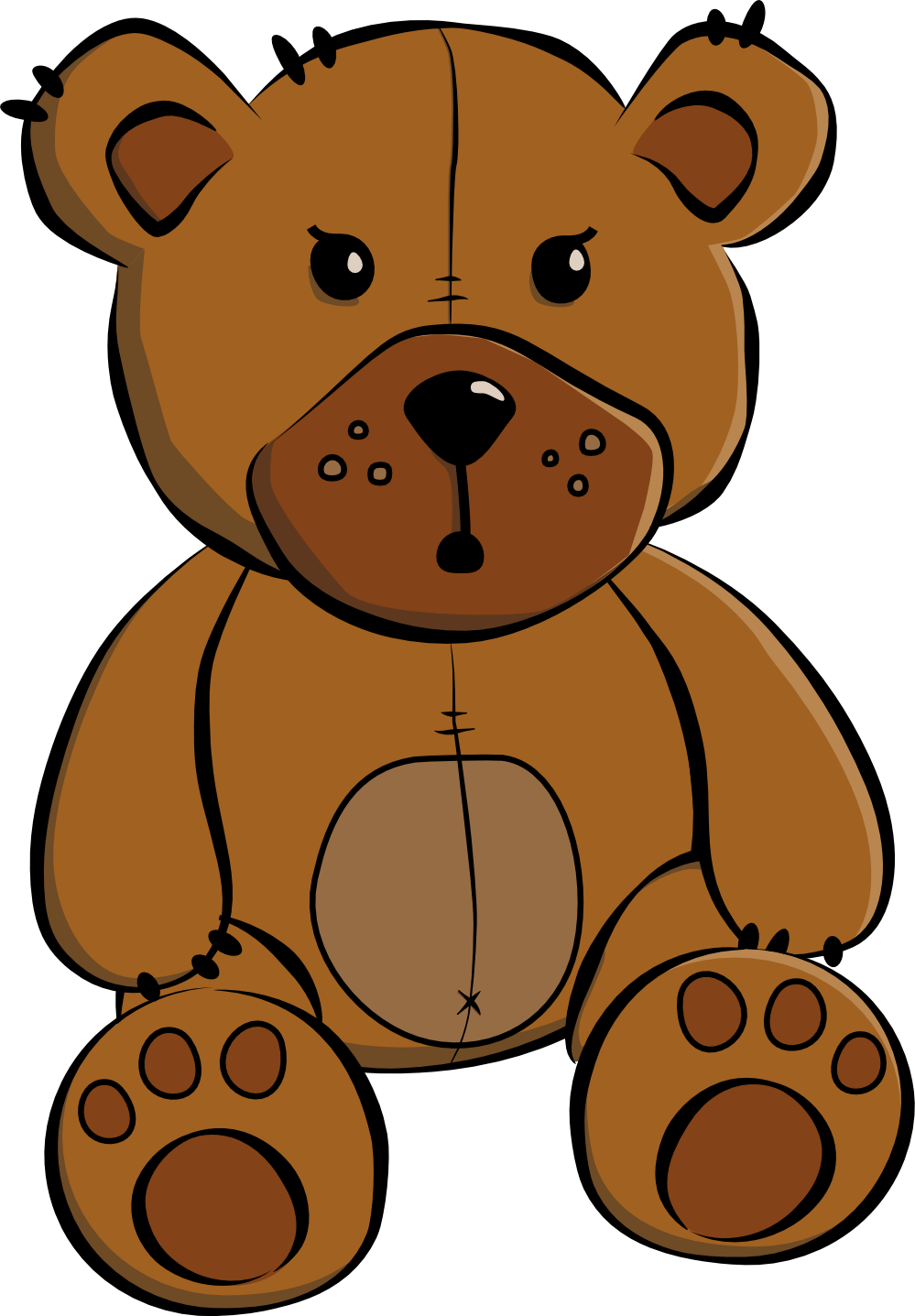 clipart school bear