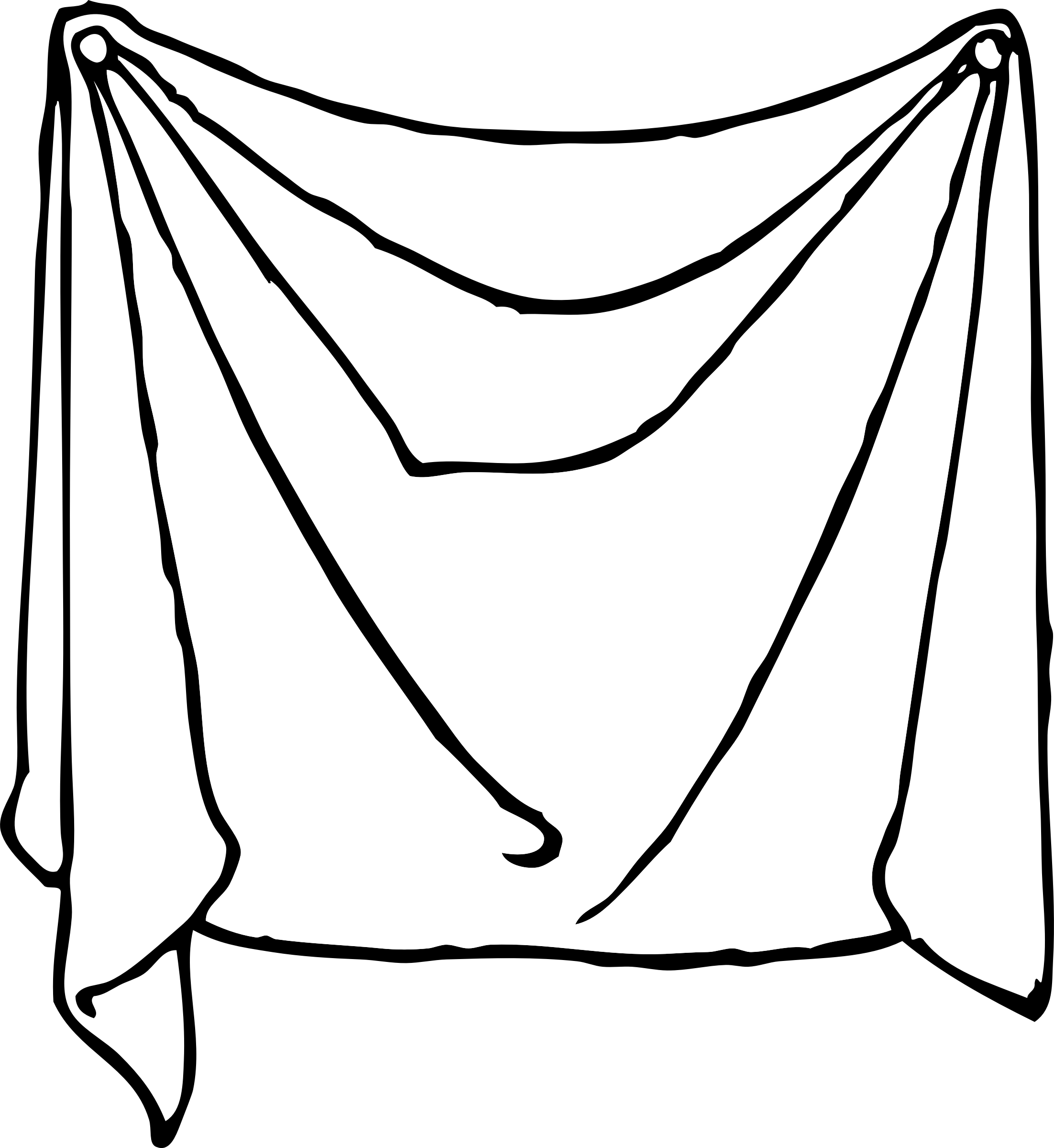 clipart bed bed outline