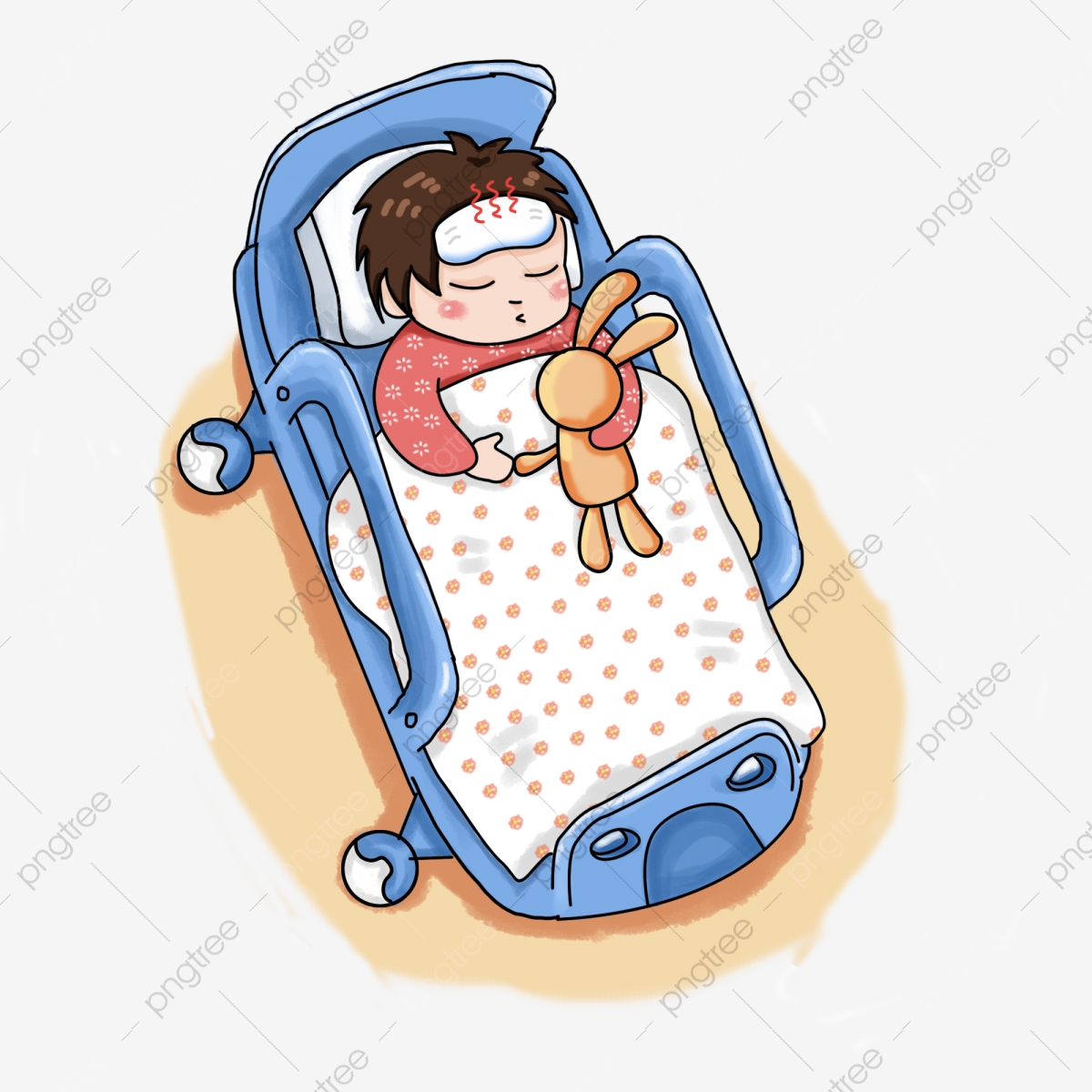 clipart bed bed rest