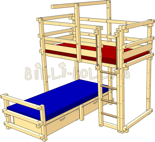 clipart bed bunk bed