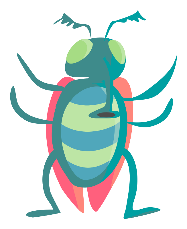 Free cartoon download clip. Insect clipart group insect