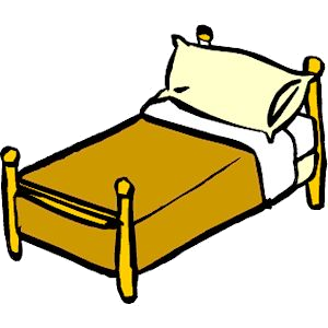 clipart bed cartoon clip art