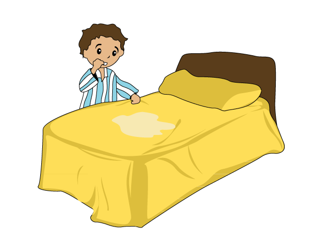 clipart bed child bed