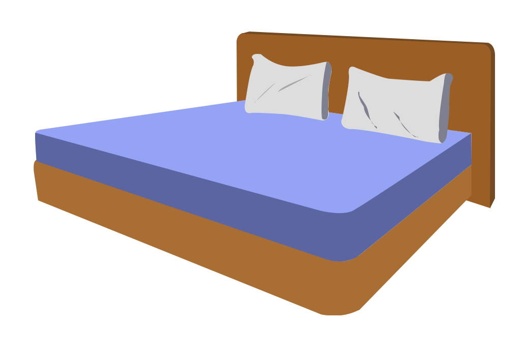 clipart bed clothes