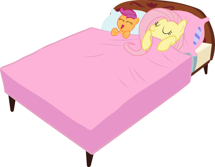 clipart bed cute