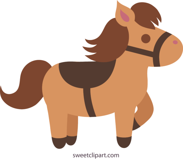 clipart spring horse