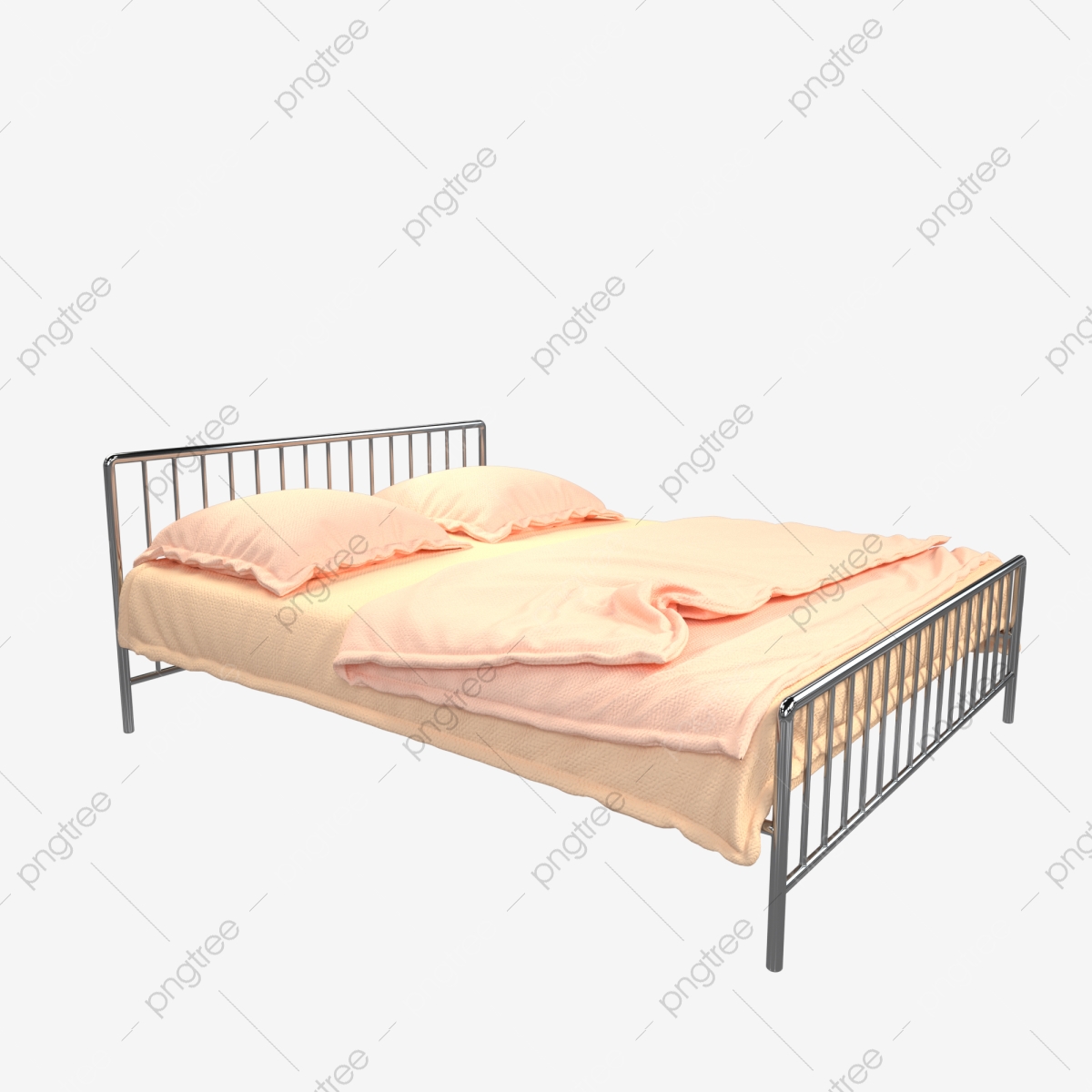 clipart bed double bed