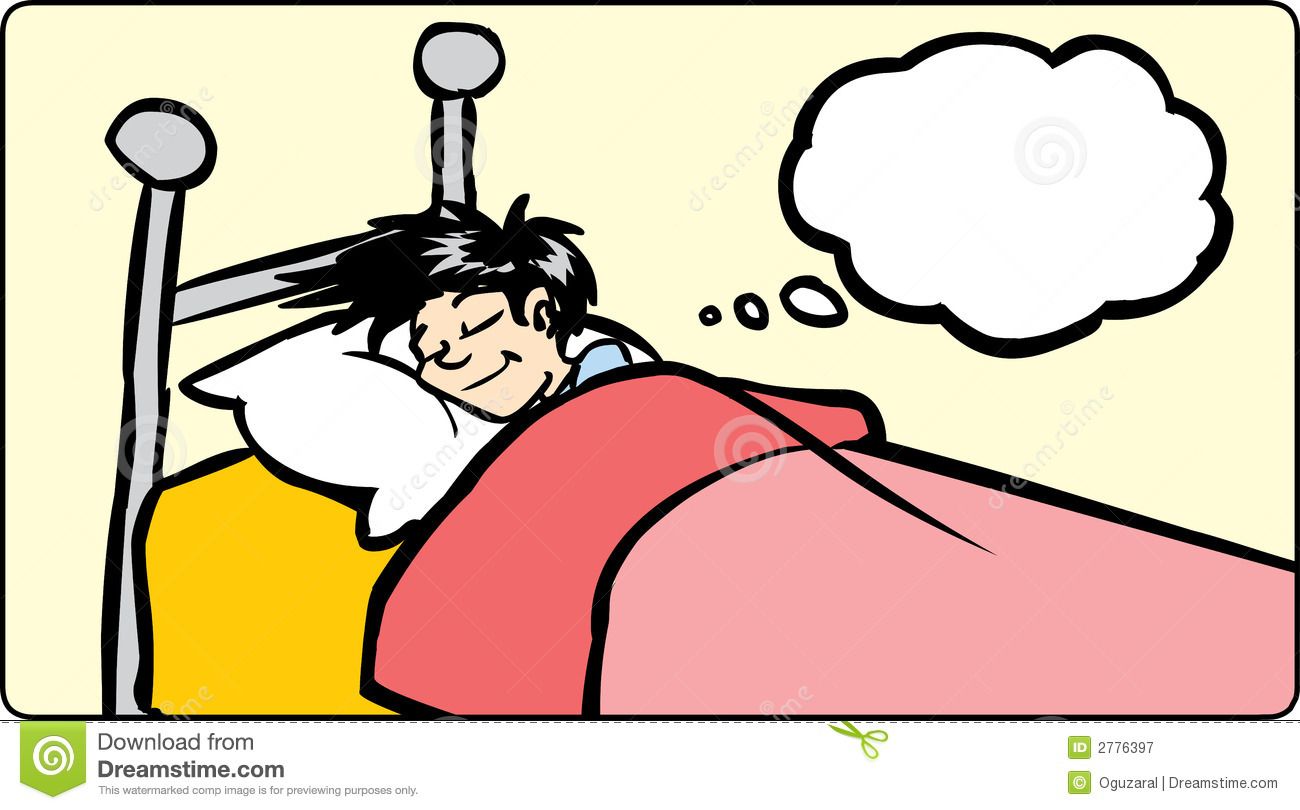 clipart bed dream