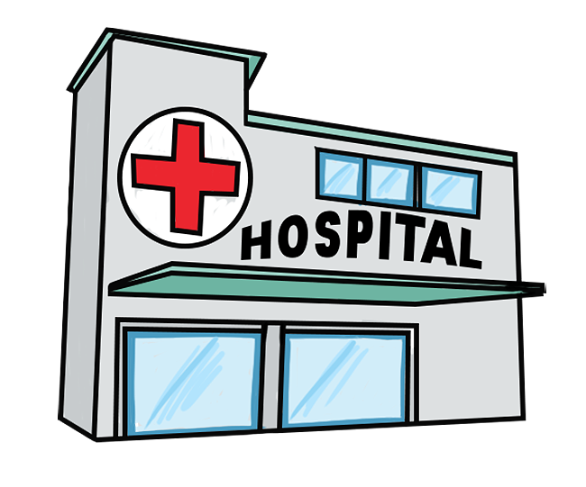 clipart bed hosptial