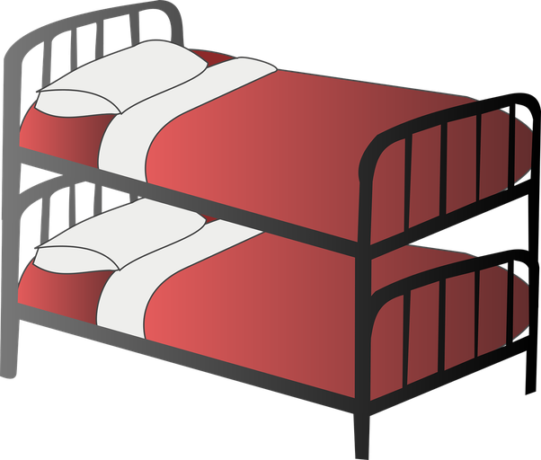 clipart bed hotel bed