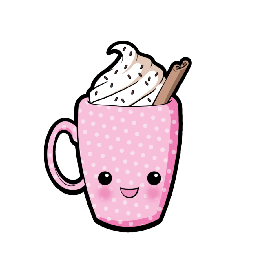 Clipart coffee kawaii. Cappuccino by samanthabranch on