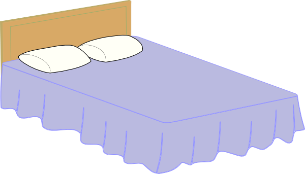 clipart bed king bed