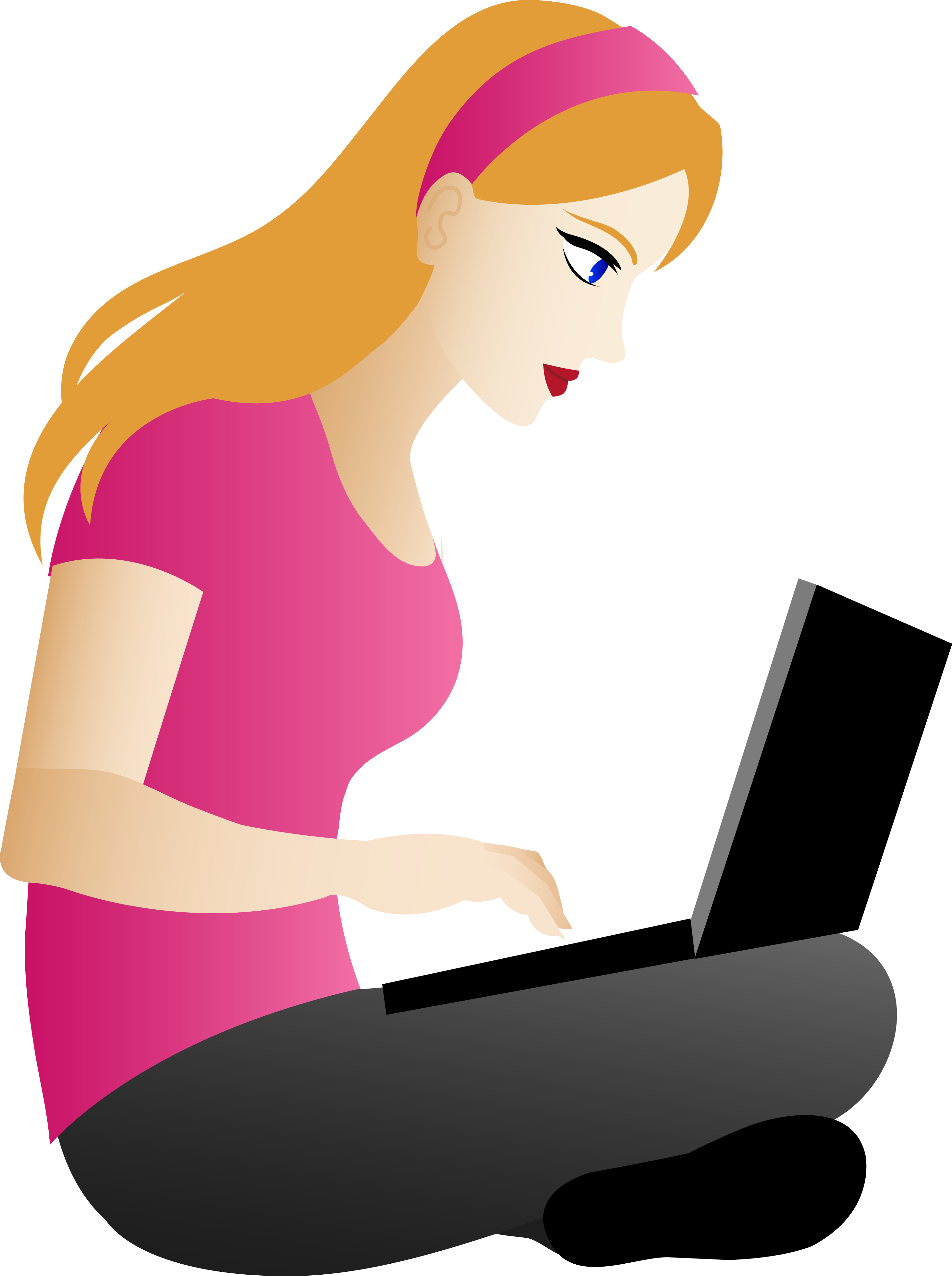 Woman laptop