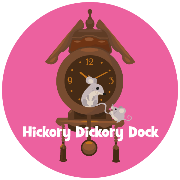 clocks clipart hickory dickory dock