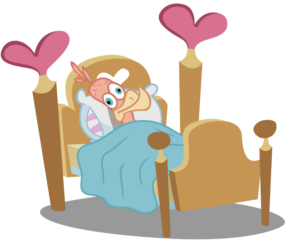 clipart bed night time