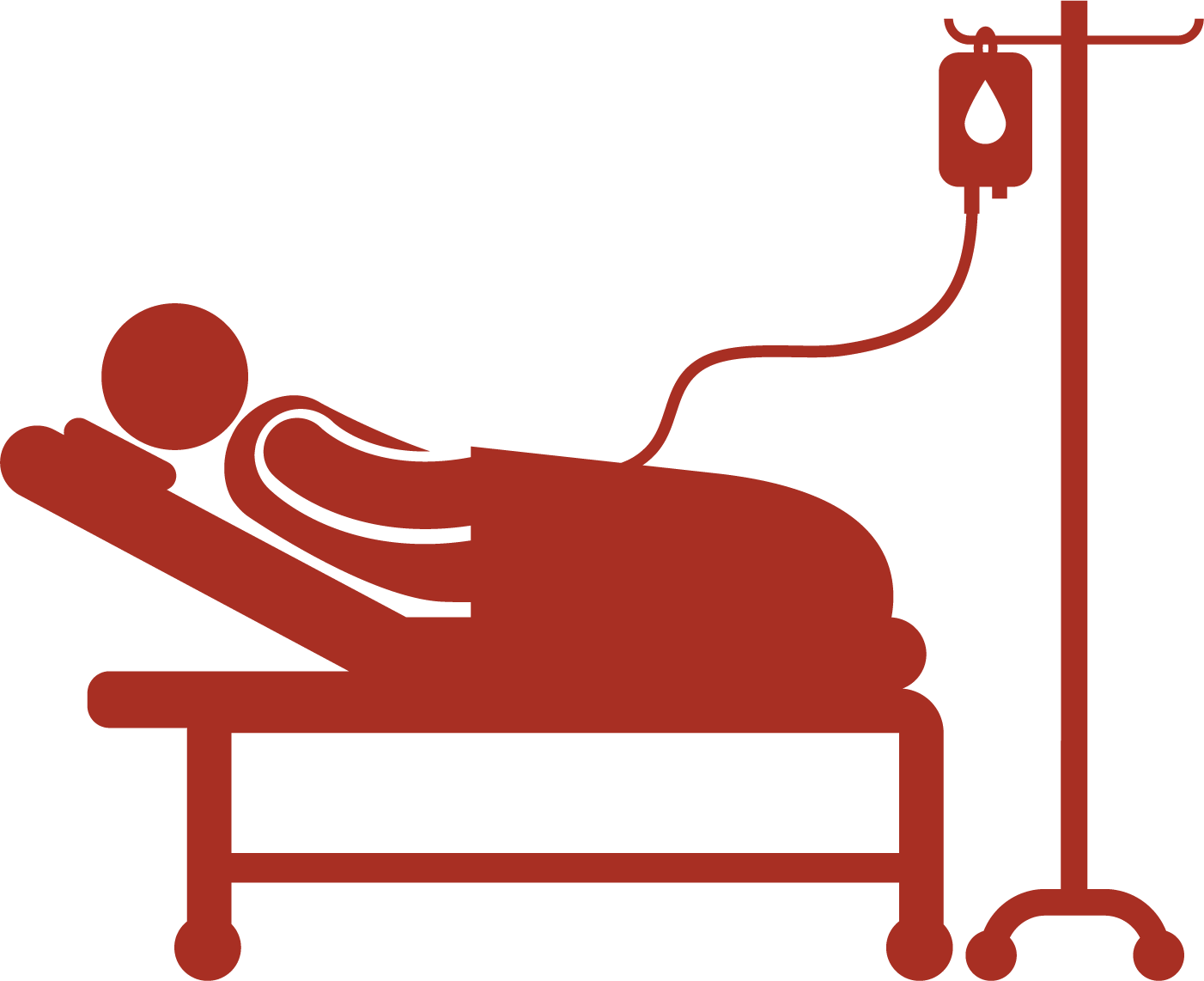 clipart bed patient bed
