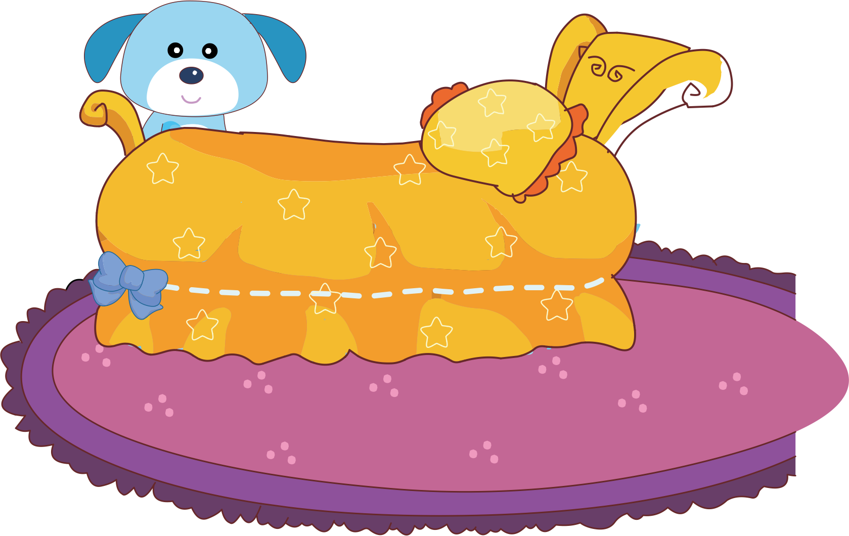 clipart bed princess bed