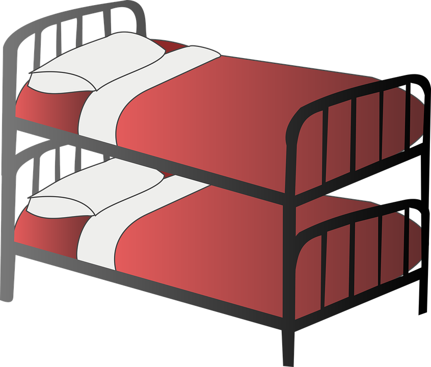 clipart bed single room