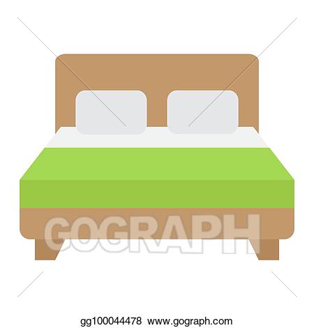 clipart bed solid thing