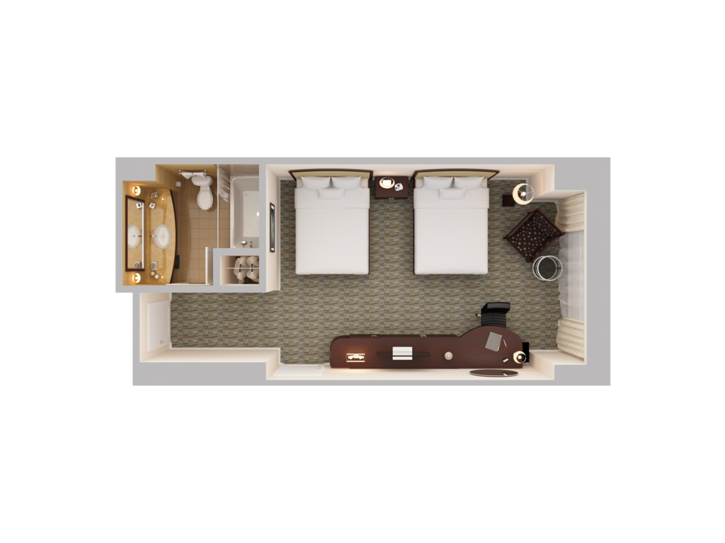 Double finest room with. Clipart bed top view