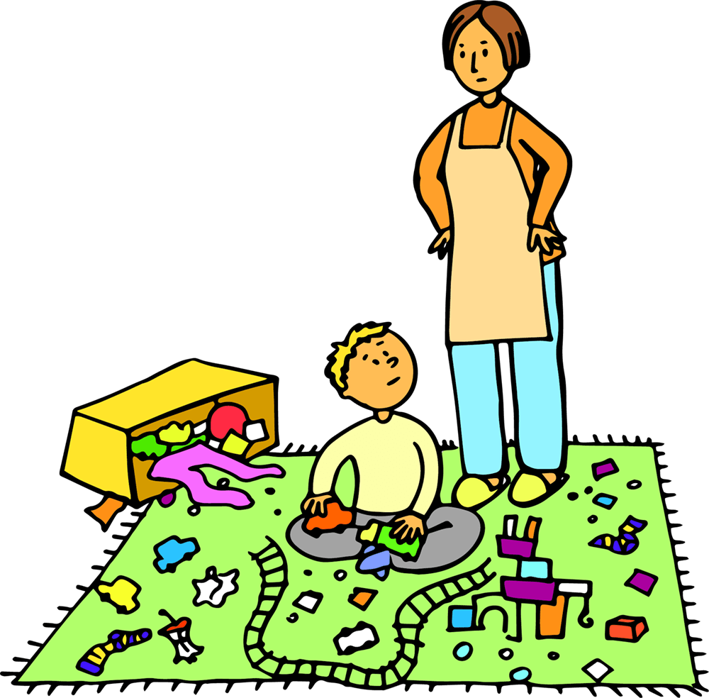 clipart toys messy