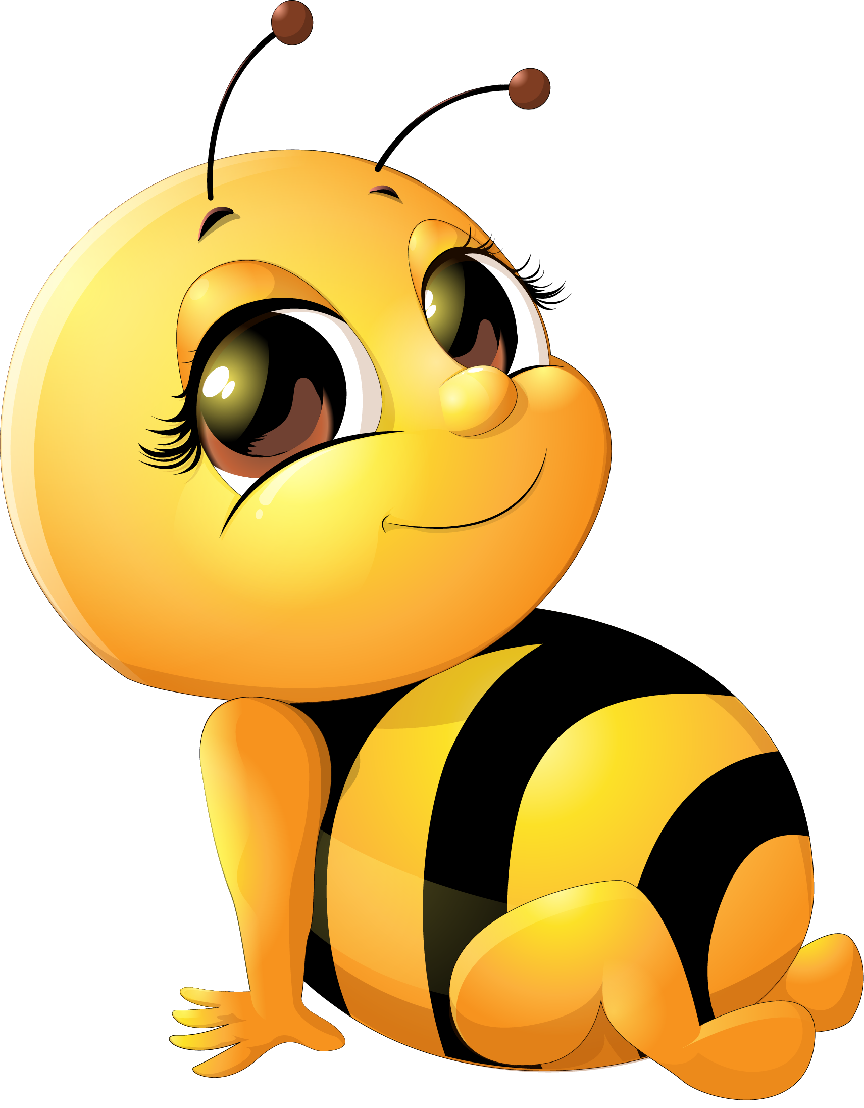 clipart bee animated