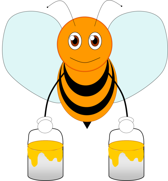 clipart bee animated