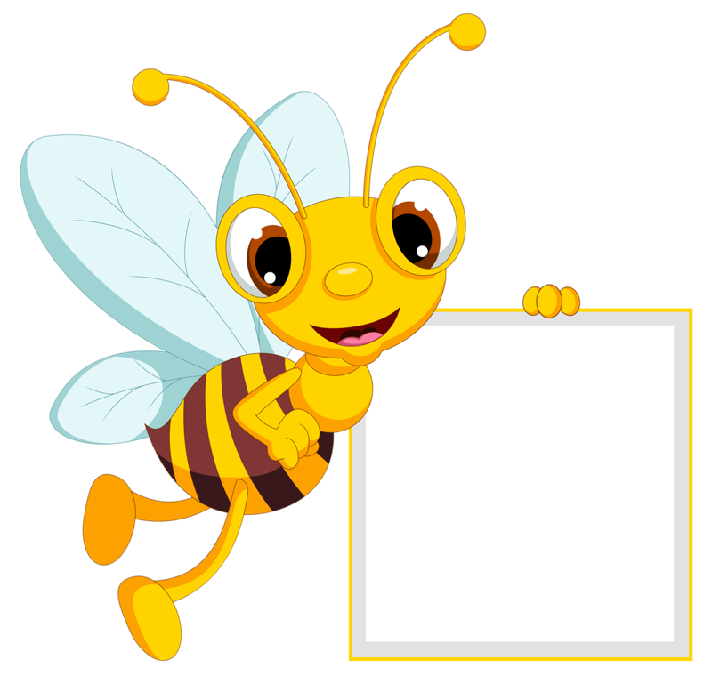 letter clipart bee
