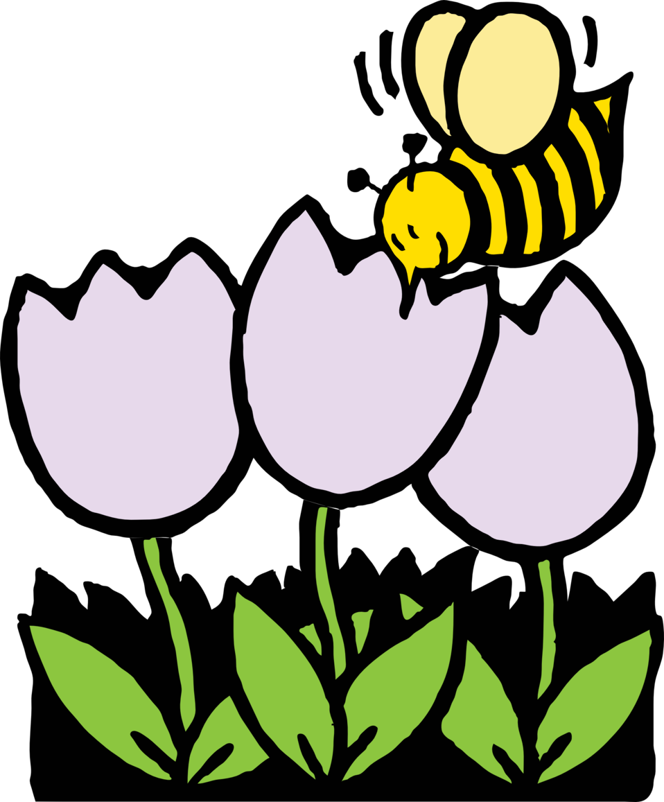flowers clipart insect