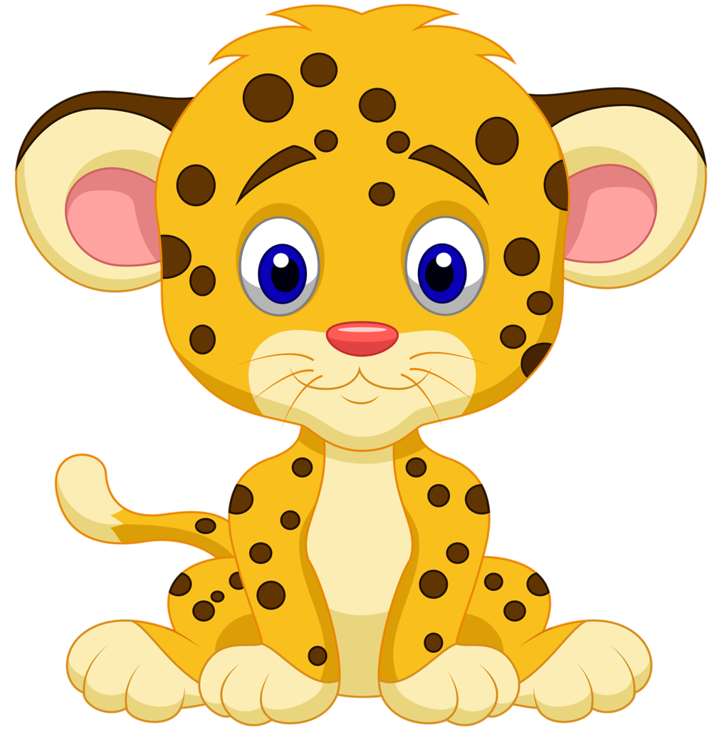 leopard clipart cartoon