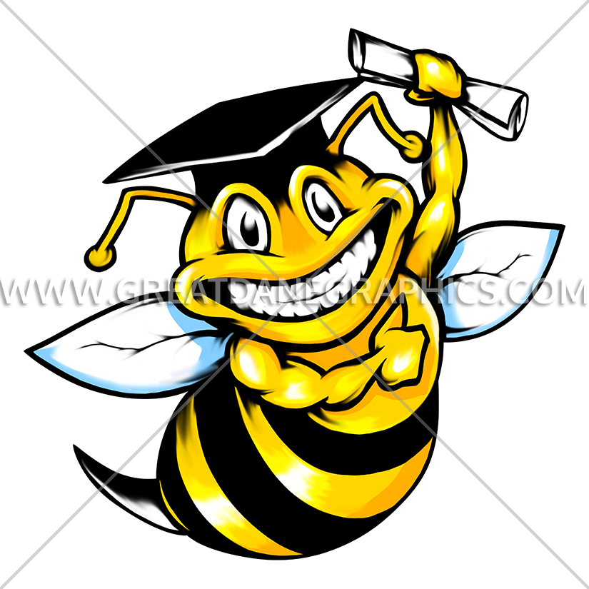graduate clipart bee