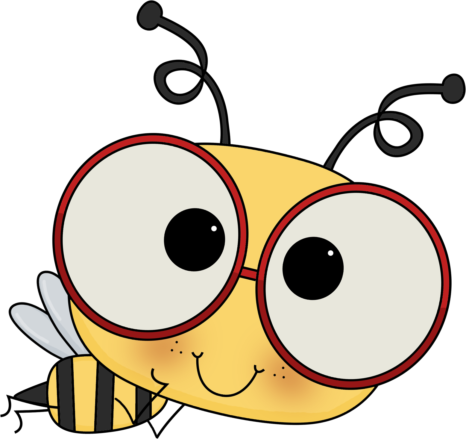  collection of math. Clipart bee head