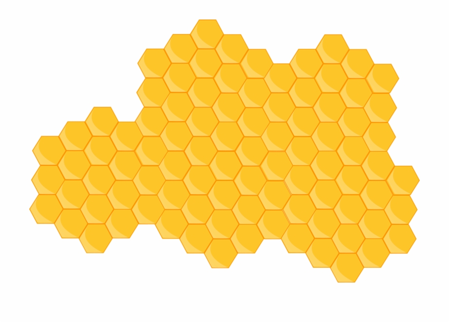 Clipart bee hexagon. Hive honeycomb png image